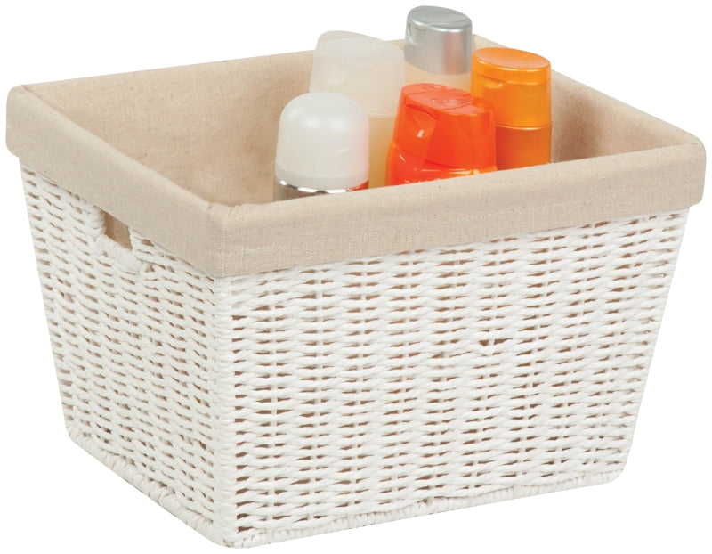 Honey-Can-Do STO-03560 Storage Basket, White, Pack of 6