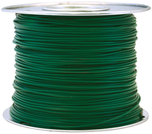 CCI 55835023 Primary Wire, 18 AWG Wire, 1-Conductor, 60 VDC, Copper Conductor, Green Sheath, 100 ft L, Pack of 2