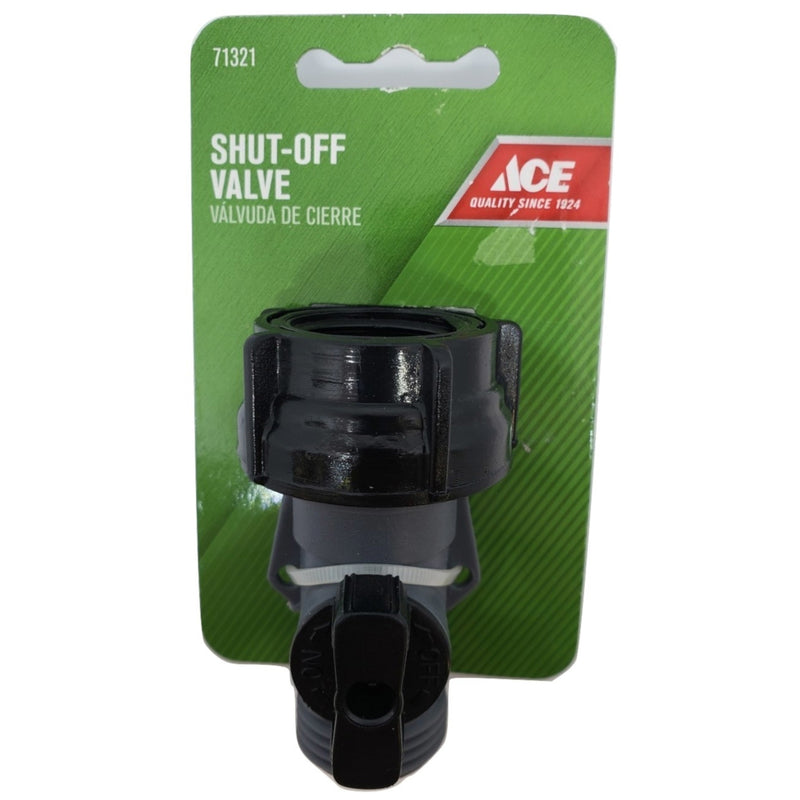 Ace Plastic Threaded Male Hose Shut-off Valve, Pack of 12