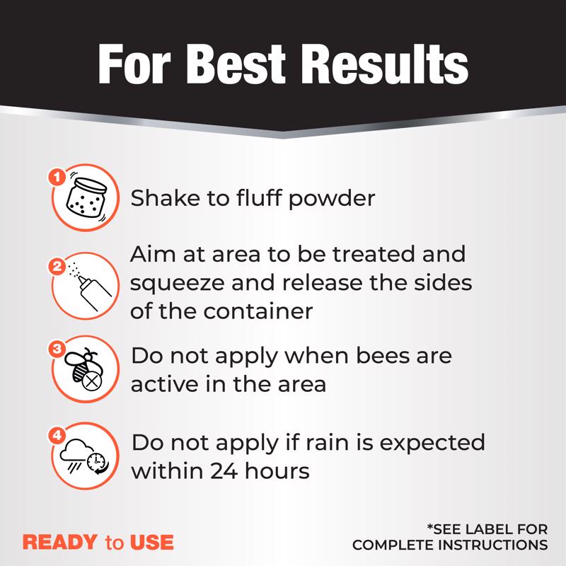 Bonide REVENGE Insect Killer Dust 10 oz