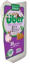 Premier Pet Uber Series 80500PWUB Pet Bedding, White, 36 L, Pack of 6
