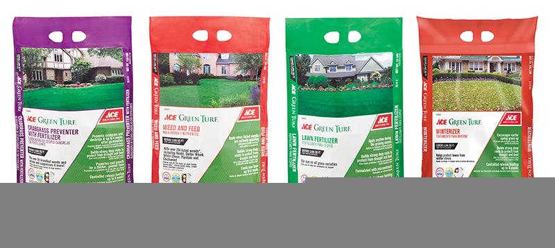 Ace 4 Step Annual Program Lawn Fertilizer For All Grasses 5000 sq ft