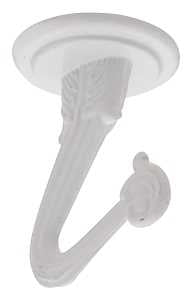 National Hardware V154 Series N249-573 Swag Hook, White, 30 lb, 2/PK