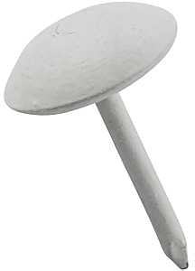 National Hardware N279-158 V7730 Series Upholstery Nail, White, Steel, Round Head