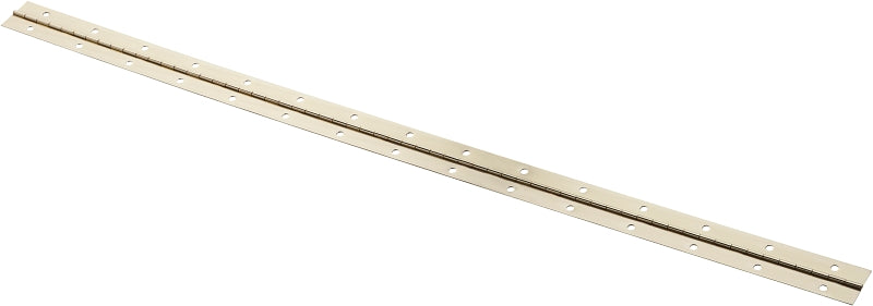 National Hardware V570 Series N148-155 Hinge, Brass, Continuous Hinge, Includes: Countersink