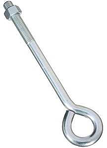 National Hardware N347-740 Eye Bolt, 12 in OAL, 3/4 in Thread, 675 lb Working Load, Steel