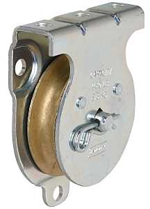 National Hardware N233-254 Pulley, Single, 3/8 in Rope, 480 lb Working Load, 2 in Sheave, Zinc