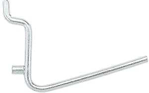 National Hardware N180-001 Series Peg Hook, 2-1/2 in L Dimensions, 2-1/2 in, 1/8, 1/4 in Opening, Steel, Zinc, 5/PK