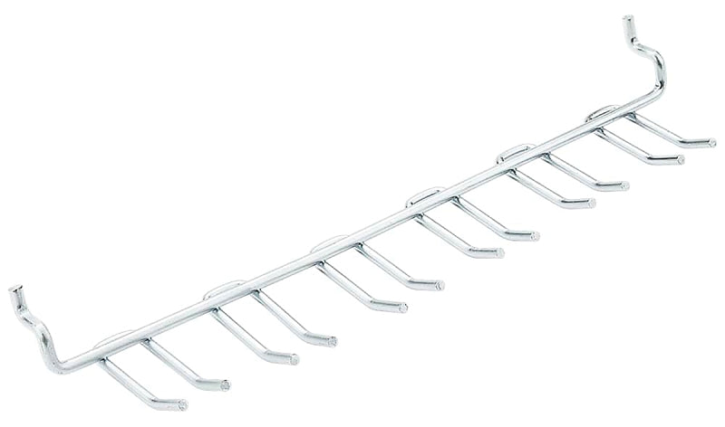 National Hardware V2329 N180-041 Series Tool Holder, 9 in L x 1-5/8 in W Dimensions, Steel, Zinc, 1/PK