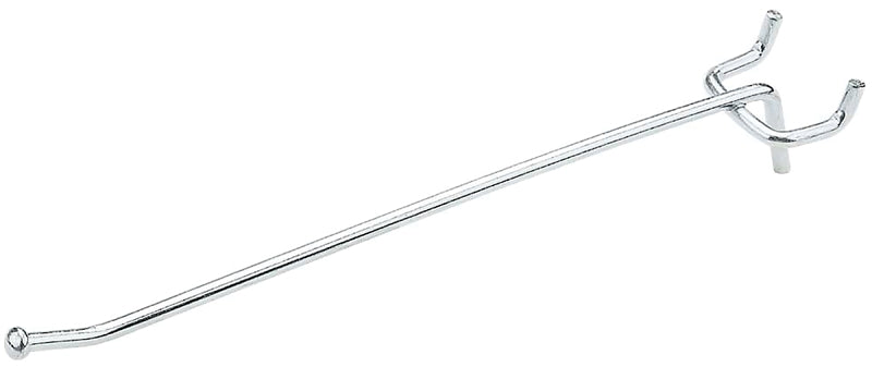 National Hardware N180-012 Series Peg Hook, 3-7/8 in Projection, 5-9/16 in L x 1 in W Dimensions, 6 in, 1/4 in Opening