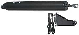 National Hardware N100-036 Medium-Duty Door Closer, 1-1/4 in Dia Rod, 9-19/32 in L, Aluminum/Steel