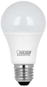 Feit Electric A800/830/10KLED/10 LED Bulb, 120 V, 800 Lumens, 10 W, A19 Lamp, 60 W Equivalent, E26 Lamp Base