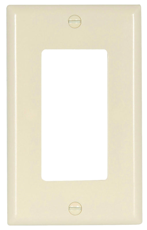 Eaton Wiring Devices 2151LA-BOX Wallplate, Decorative, 4-1/2 in L, 2-3/4 in W, 1-Gang, Thermoset, Light Almond