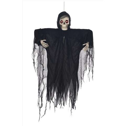 Seasons 39 in. Prelit Hanging Talking Ghoul Halloween Decor