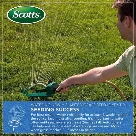 Scotts Turf Builder Zoysia Grass Partial Shade/Sun Grass Seed and Mulch 5 lb