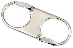 Hy-Ko 2GO Series KH736 Key Chain, Carabiner, Pack of 5