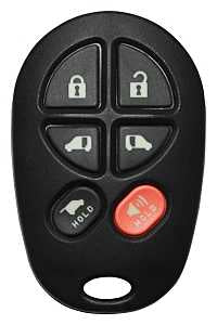 Hy-Ko 19TOY805S Fob Shell, For: Toyota Vehicles, 6-Button