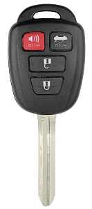 Hy-Ko 19TOY857S Shell, For: Toyota Vehicles, 4-Button