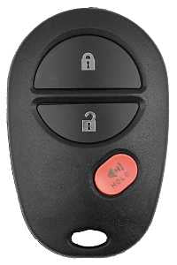 Hy-Ko 19TOY902F Fob Shell, For: 2008-2009 Sequoia, 2004-2010 Sienna and 2005-2010 Tacoma Toyota Vehicles, 3-Button