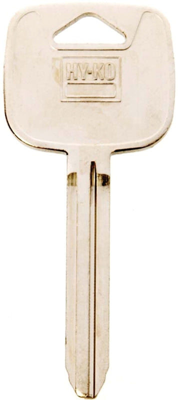 Hy-Ko 11010TR47 Automotive Key Blank, Brass, Nickel, For: Toyota Vehicle Locks, TR47 Key Number, Pack of 10