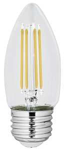 Feit Electric BPETC60/927CA/FIL/2 LED Bulb, Decorative, B10 Lamp, 60 W Equivalent, E26 Lamp Base, Dimmable