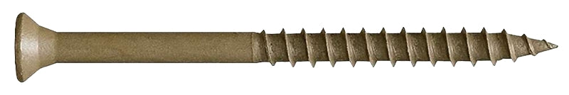 Camo 0356204 Screw, 2Tan, 4 in L, Bugle Head, Star Drive, Type 17 Point, 250/PK