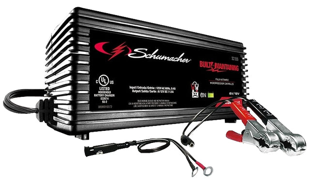Schumacher SC1355 Battery Maintainer, 0.4 A Input, 6/12 V Output