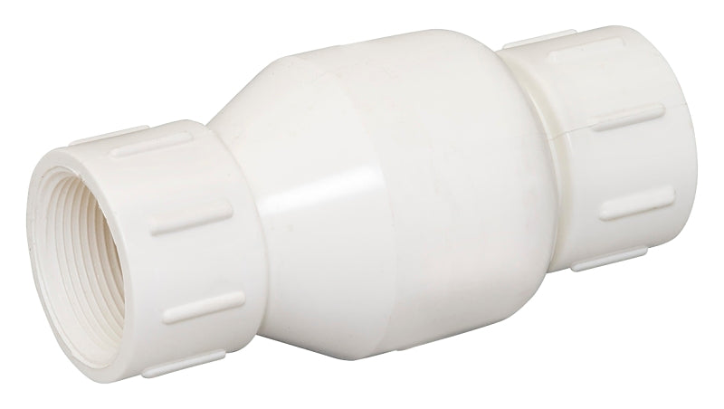 B & K ProLine Series 101-107 Check Valve, 1-1/2 in, IPS, 200 psi Pressure, PVC Body