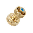 Bullseye Power Nozzle Adjustable Multi-Pattern Brass Hose Nozzle