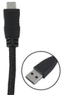 Zenith PM1003MCBB USB Cable, Black Sheath, 3 ft L, Pack of 4