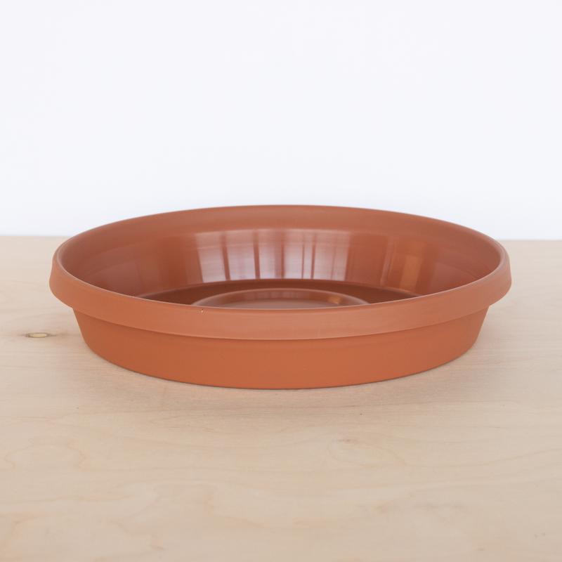 Bloem Terra 2.5 in. H X 13 in. W X 13 in. D X 13 in. D Plastic Traditional Plant Saucer Terra Cotta