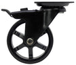 Shepherd Hardware 6276 Swivel Caster, 2-3/8 in H x 2-3/8 in W Plate, 7-1/4 in L x 6-1/2 W in x 7-1/2 in H Dimensions