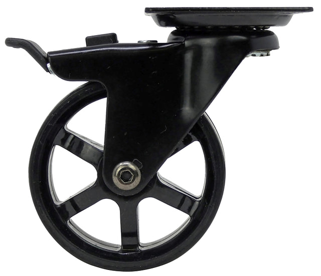Shepherd Hardware 6276 Swivel Caster, 2-3/8 in H x 2-3/8 in W Plate, 7-1/4 in L x 6-1/2 W in x 7-1/2 in H Dimensions