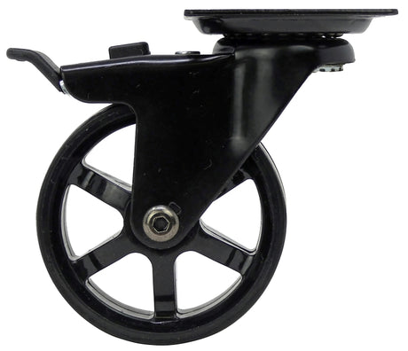 Shepherd Hardware 6276 Swivel Caster, 2-3/8 in H x 2-3/8 in W Plate, 7-1/4 in L x 6-1/2 W in x 7-1/2 in H Dimensions