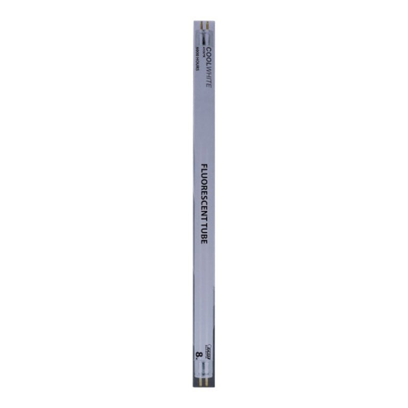 Feit Electric F8T5/CW Fluorescent Bulb, 8 W, T5 Lamp, Miniature G5 Lamp Base, 320 Lumens, 4100 K Color Temp, Pack of 25