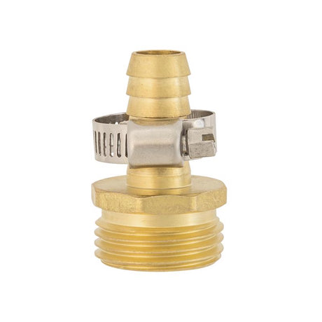 Ace 1/2 in. Hose Barb x 3/4 in. Male in. Brass Threaded Male Hose Repair, Pack of 5