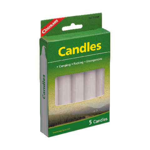 Coghlan's Candles 6.000 in. H X 3/4 in. W X 5 in. L 5 pk