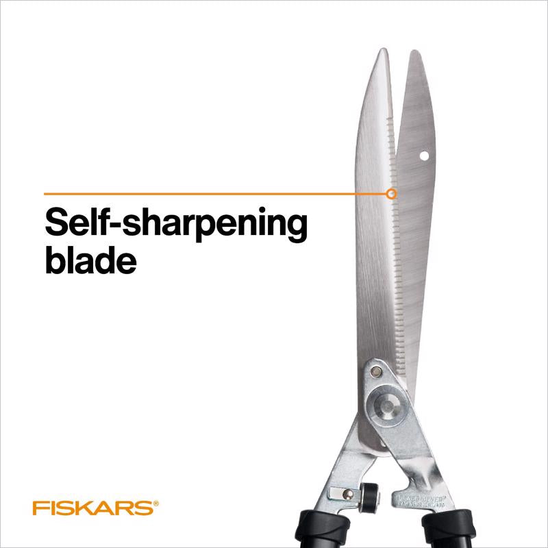 Fiskars 10 in. Steel Serrated Hedge Shears