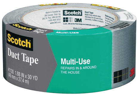 Scotch 2930-C Duct Tape, Gray, 30 yd L