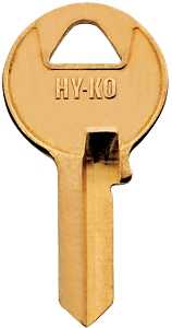 Hy-Ko 21200M1BR Key Blank, Brass, Nickel, For: Master Cabinet, House Locks and Padlocks, M1BR Key Number, Pack of 200