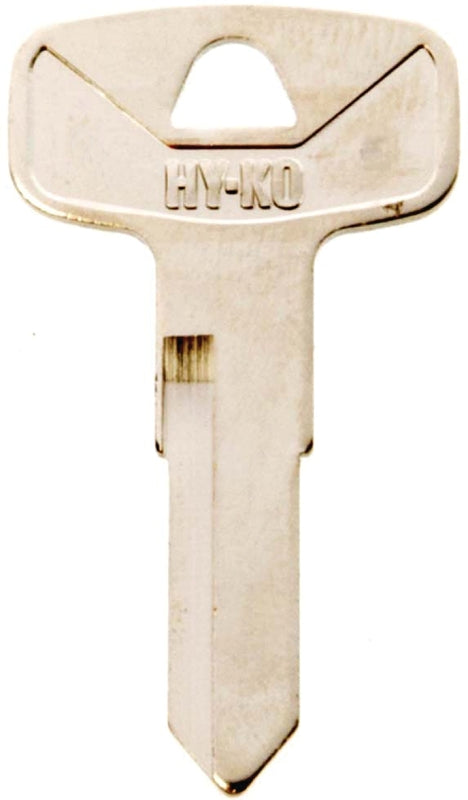 Hy-Ko 11010YH38 Automotive Key Blank, Brass, Nickel, For: Yamaha Motorcycle Locks, YH38 Key Number, Pack of 10