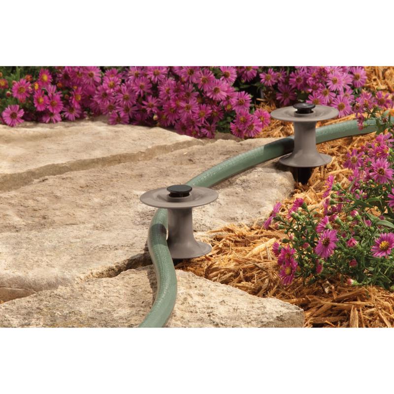 Suncast 10 in. Taupe Plastic Hose Guide Stake, Pack of 10