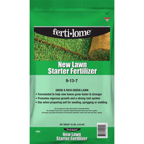 Ferti-lome Lawn Starter Lawn Fertilizer For All Grasses 2500 sq ft
