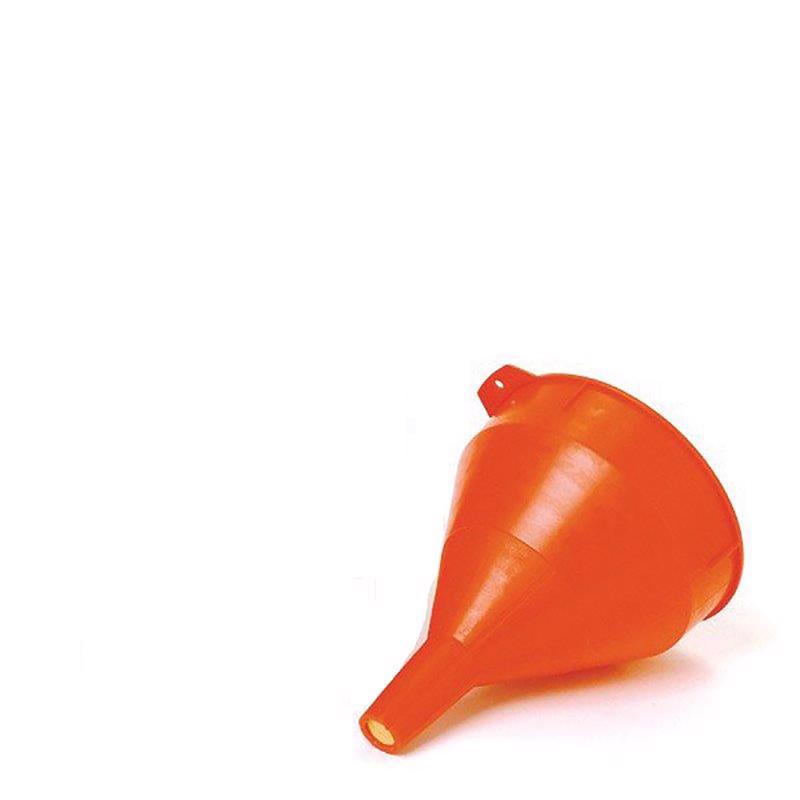 Little Giant Orange 8-1/2 in. H Plastic 64 oz Funnel with Screen, Pack of 6