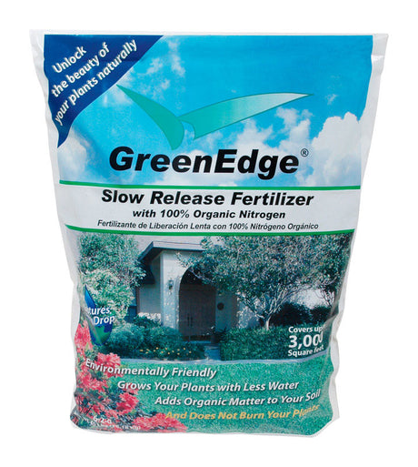 GreenEdge Fertilizer Slow-Release Nitrogen Lawn Fertilizer For All Grasses 3000 sq ft