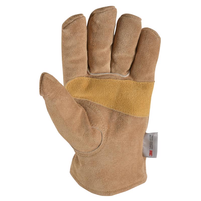 Wells Lamont Men's Outdoor Heavy Duty Gloves Brown L 1 pk, Pack of 3