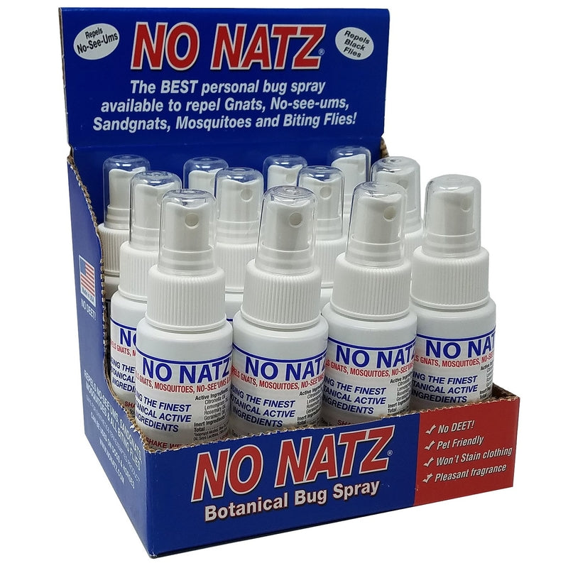No Natz Organic Insect Repellent Liquid For Variety of Insects 4 oz, Pack of 12