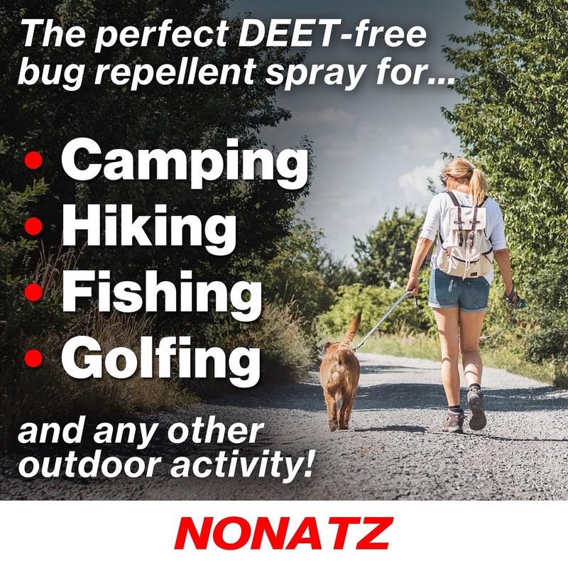 No Natz Organic Insect Repellent Liquid For Mosquitoes/Other Flying Insects 4 oz, Pack of 12