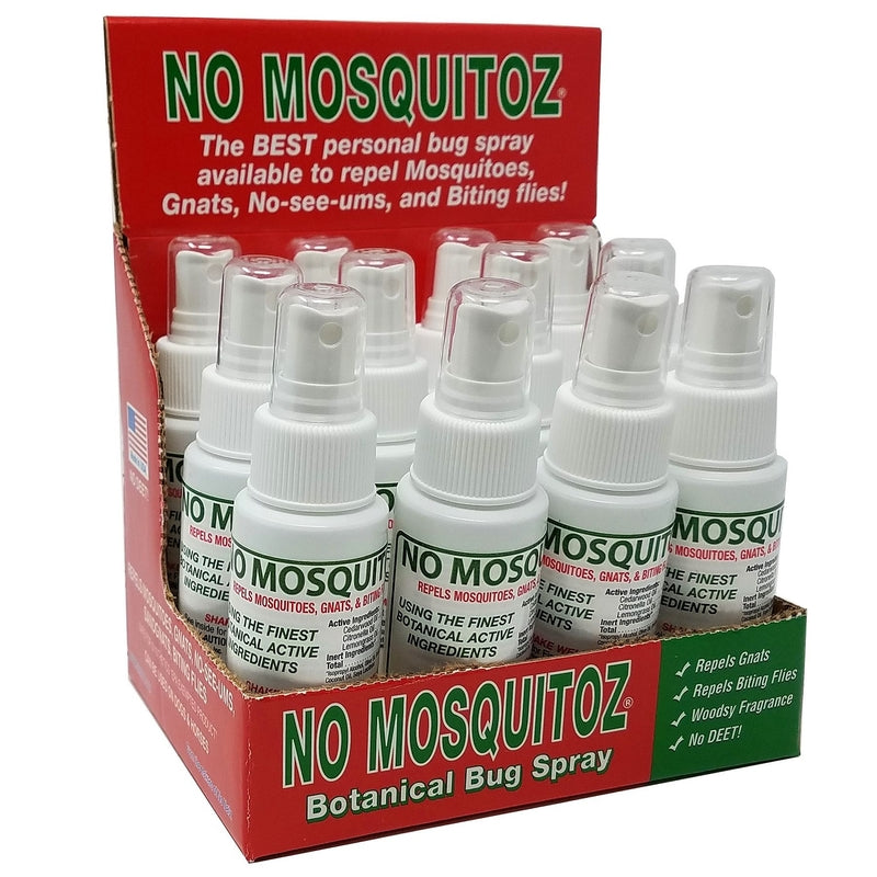No Natz Organic Insect Repellent Liquid For Mosquitoes/Other Flying Insects 4 oz, Pack of 12