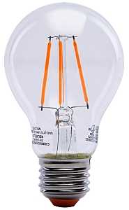 Feit Electric A19/TO/LED LED Bulb, General Purpose, 450 Lumens, 4.5 W, A19 Lamp, 25 W Equivalent, E26 Lamp Base, Clear, Pack of 6